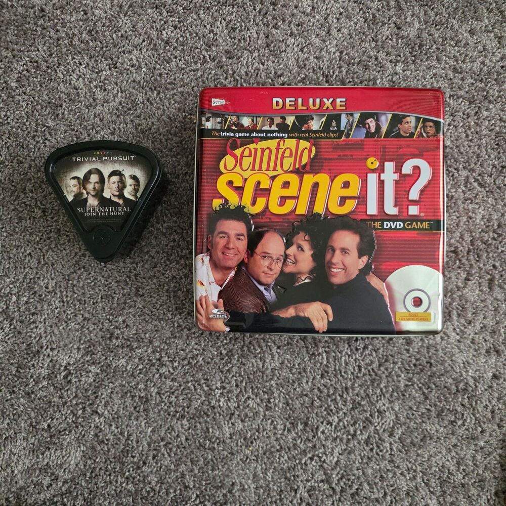 *RARE* Supernatural - Join The Hunt Trivial Pursuit + Sceneit Seinfeld